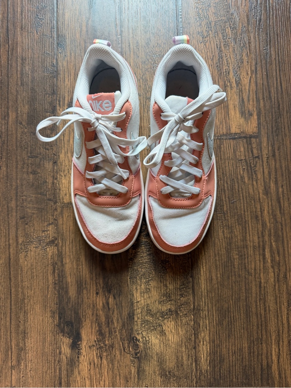 Nike Court Borough Low 2 SE sneakers pastel blue and coral